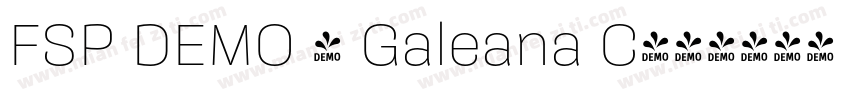 FSP DEMO - Galeana C字体转换
